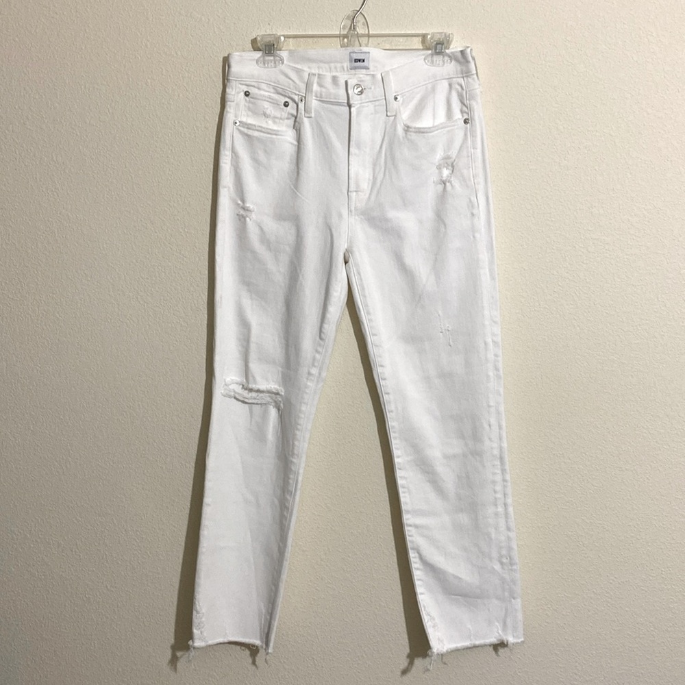 NWOT EDWIN Distressed High-Rise Skinny Jeans Women's Size 29